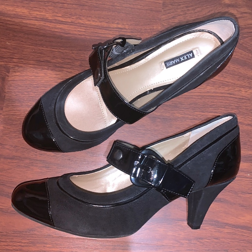 Alex Marie sz 8 Blakcj patent leather heals